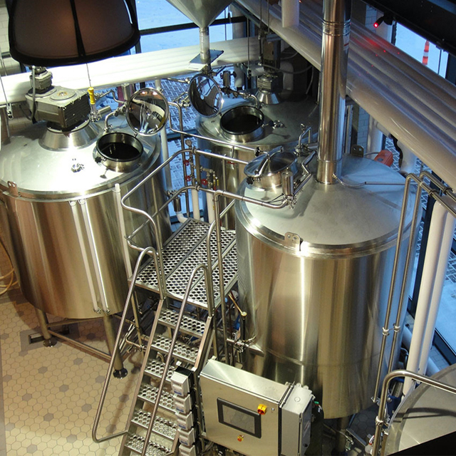 1000L 2 Or 3 Vessel Brewhouse Commercial Used Beer Production Equipment