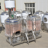 500L Customized Red Copper Turnkey Microbrewery Equipment for Sale