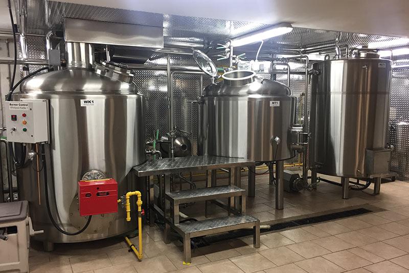 Brewpub layout solution for craft beer brewing equipment in UK