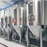 1000L Beer Drinks Storage Isobaric Stainless Steel 304/316 Beer Fermentation Tank with Inner Mirror Polishing
