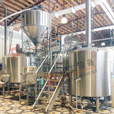 2000L Beer Brewery Equipment with 3-vessel Steam Heating Brew Supply Near Me Stainless Steel Tanks for Sale