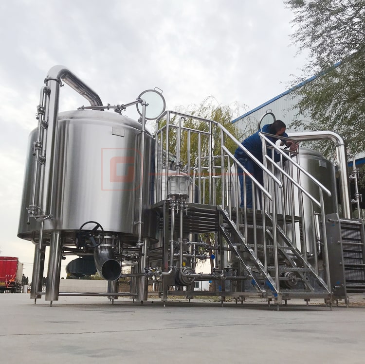 1000L Commercial Used 2 Vessel Or 3 Vessel Brewhouse Beer Brewing Equipment for Sale Brewery
