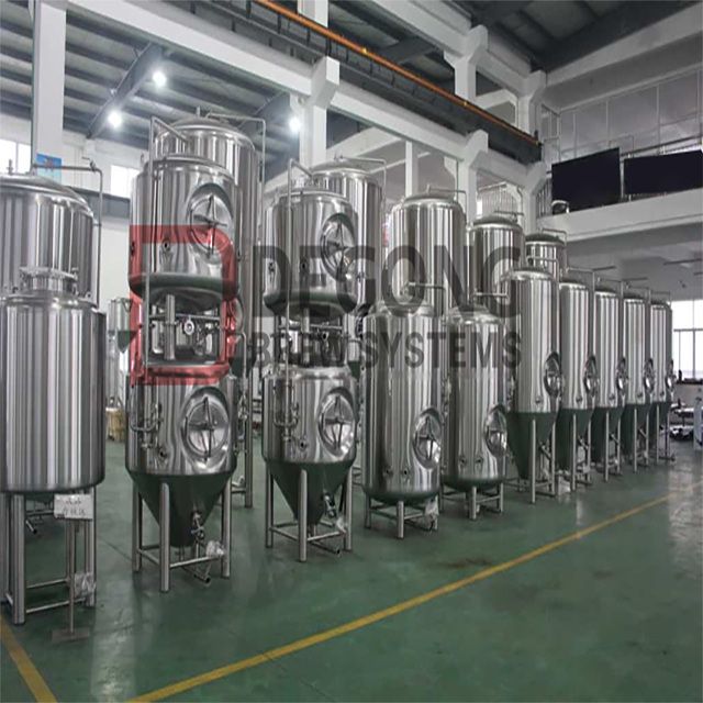 500L-1500L beer fermentation tank DEGONG manufacturing Stainless steel material Conical tank Beer brewing equipment