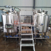 Available 1000L stainless steel beer brewery equipment three vessels brewhouse brewing system in Italy