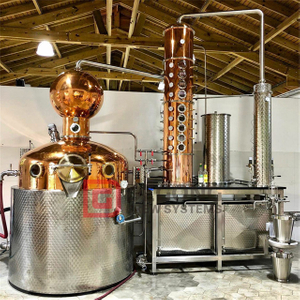 500L Copper distilling equipment steam vodka whisky distillery equipment DEGONG supplier