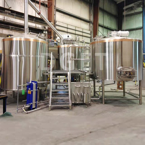 Turnkey Project Of Brewery 1000L 10BBL 10HL Beer Production Line Beer Brewing System for Sale