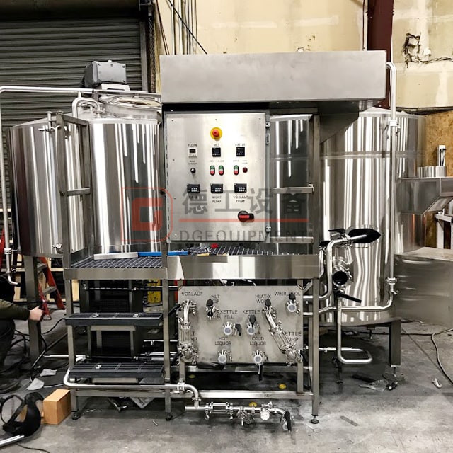 500L Flexible brewery equipment restaurant used beer brewing system for