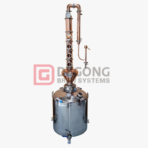 50L 100L 200L Copper Distillery Equipment Home Alcohol Pot Still Vodka Brandy Rum Distilling Machine