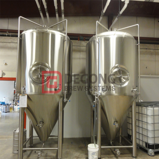 Craft breweries 10bbl 20bbl 30bbl Fermentation Tank Beer Fermenting Vessel Blow Off with Glycol Jacket 