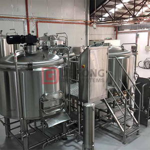 Complete 1000L Craft Beer Brewery Equipment Turnkey Steam Heating Brewing System