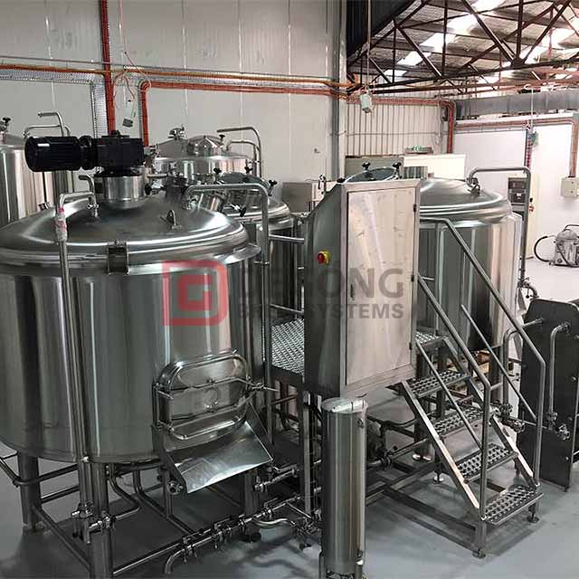 Complete 1000L Craft Beer Brewery Equipment Turnkey Steam Heating Brewing System