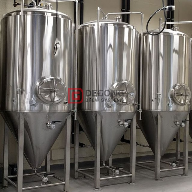 5BBL Commercial Stainless Steel Dimple Jacket Beer Fermentation Tank / Cylindrical Conical Tank