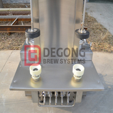 keg washers brewing beer equipment semi-automatic standard kegs DEGONG supplier