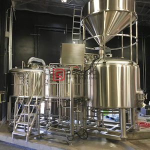1000 Litre Complete Semi-automatic Stainless Steel / Copper Customzied Beer Brewing Tank for Commercial Used